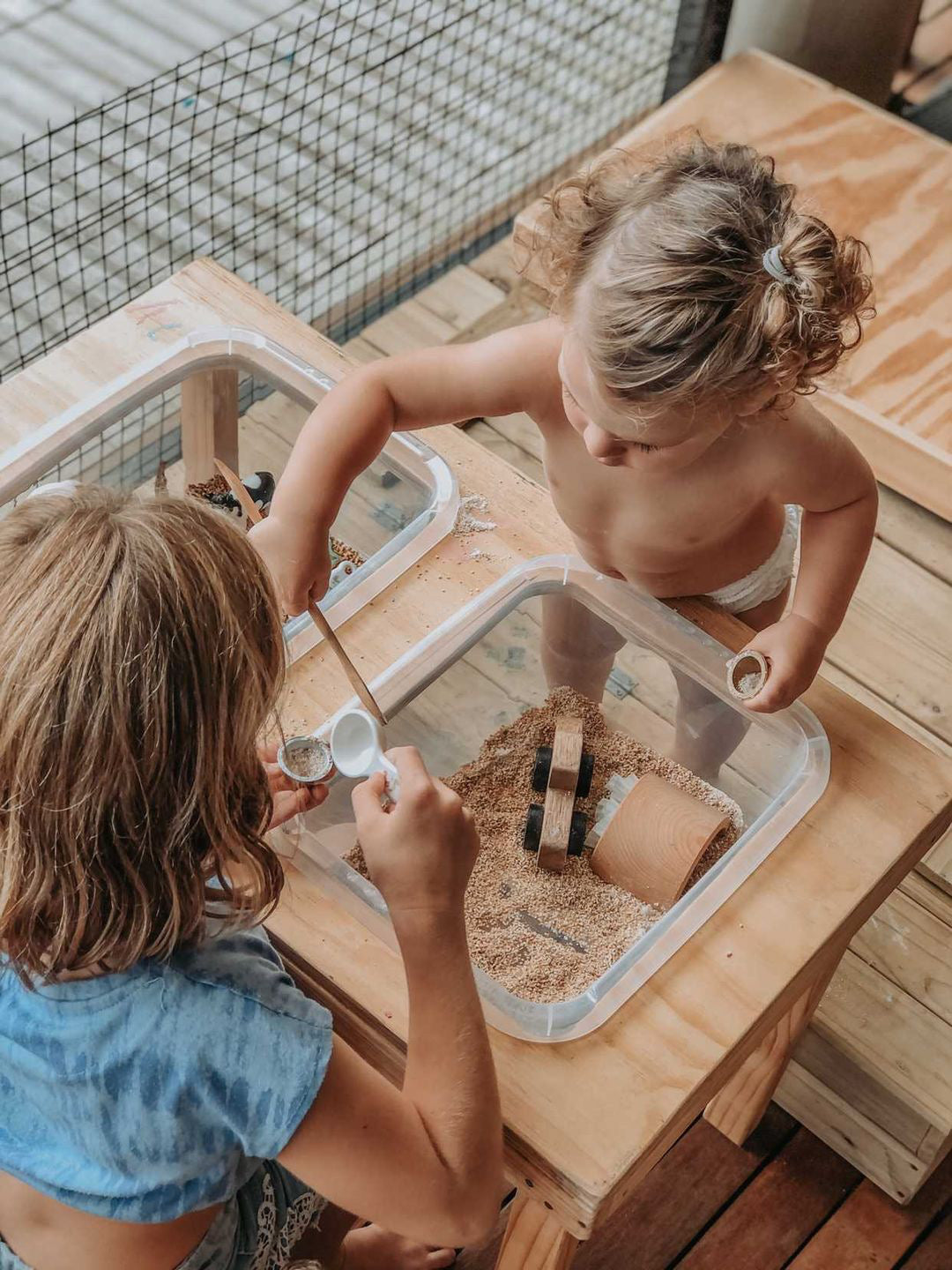 Sensory Table + Optional Removable Lid