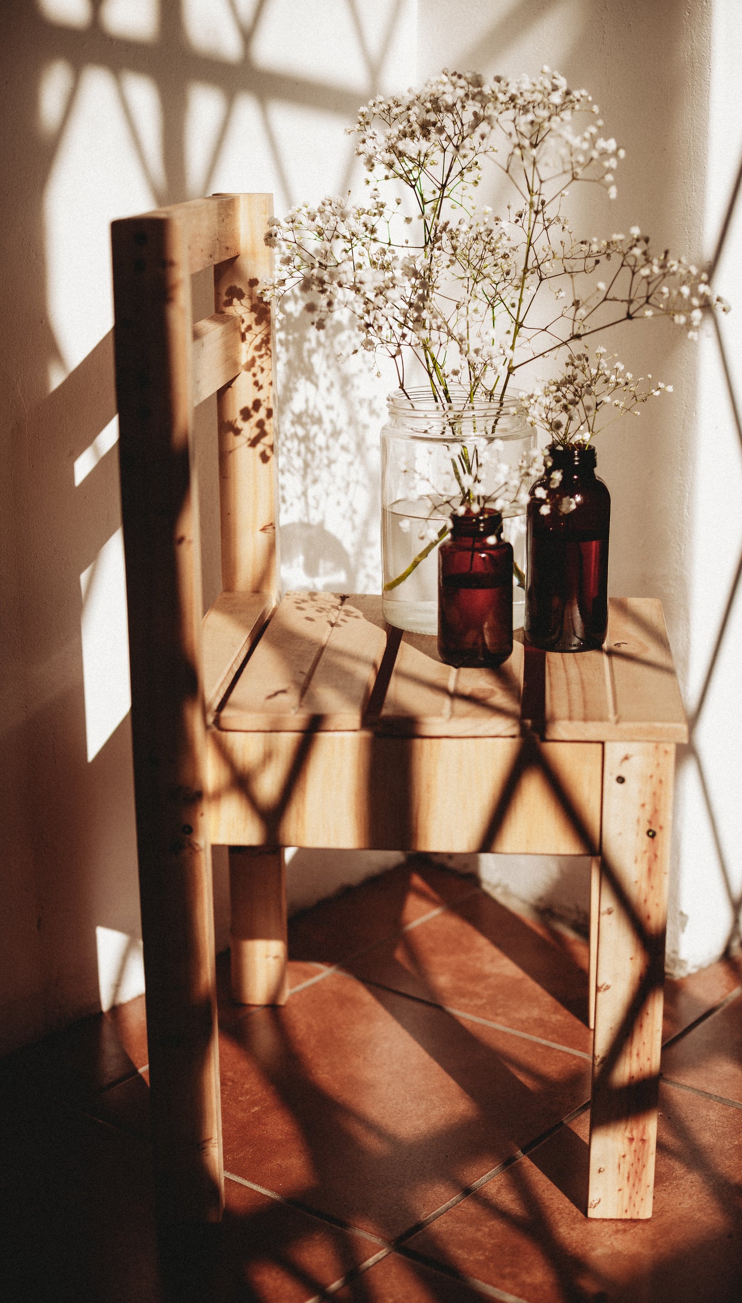 Classic Wooden Kids Chair with clear varnish finish - Grandpa's Workshop
