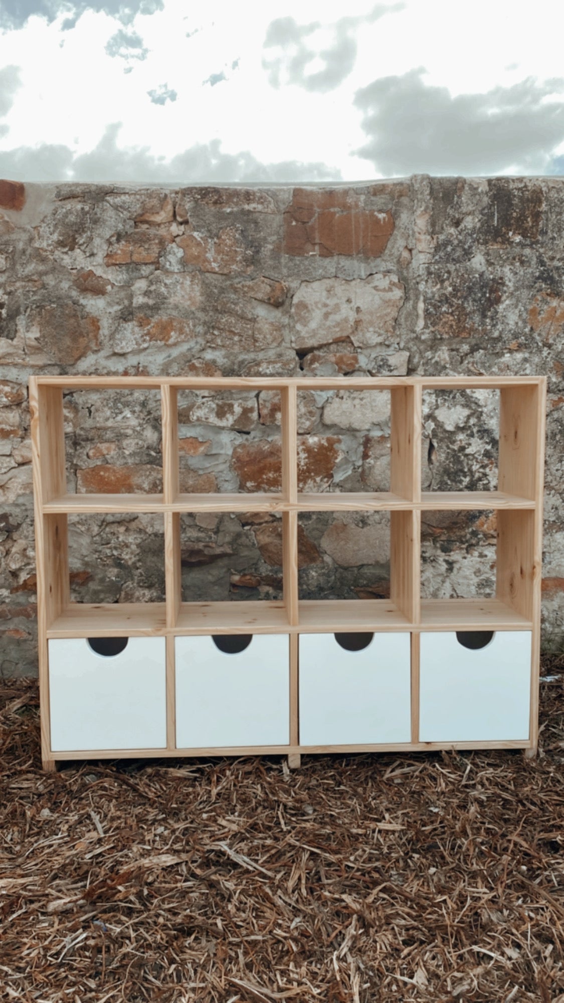 Cube Storage Unit with Storage Boxes