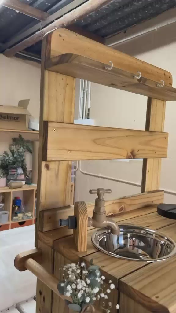 Load and play video in Gallery viewer, Single Mud Kitchen
