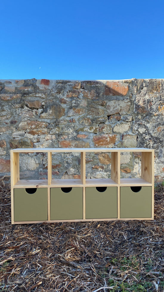 Cube Unit with Storage Boxes
