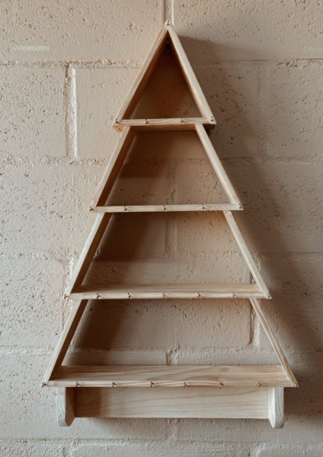 Wooden Advent Calendar Tree with numbered gift bags